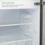 Willow 86L Under Counter Fridge Freezer - Grey