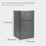 Willow 86L Under Counter Fridge Freezer - Grey