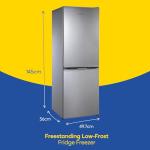 Russell Hobbs Silver Low Frost Fridge Freezer
