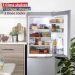 Russell Hobbs Silver Low Frost Fridge Freezer