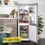 Russell Hobbs Silver Low Frost Fridge Freezer