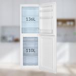 HYE Tall 50/50 Split Fridge Freezer - 248L