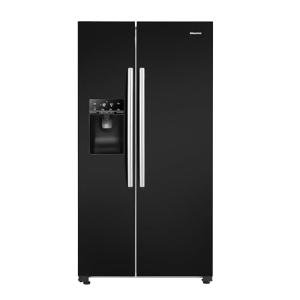 Hisense Side-by-Side Fridge Freezer 562L - Black