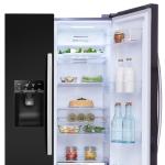 Hisense Side-by-Side Fridge Freezer 562L - Black