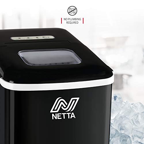 NETTA Ice Maker - 12kg Capacity, No Plumbing Needed
