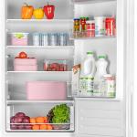 SIA White Fridge Freezer with 302L Capacity
