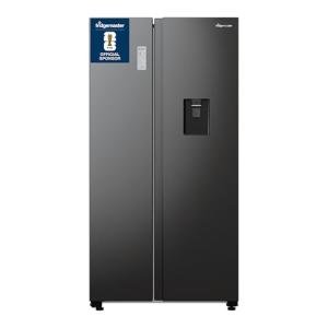 Fridgemaster 547L Black American Fridge Freezer