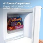 Igenix Ig347 47cm Freestanding Chest Freezer, White