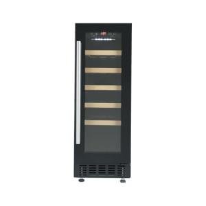 30cm Black Freestanding Wine Cooler for 20 Bottles