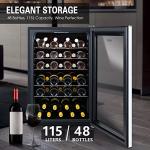 HCK 115L Freestanding Wine Cooler for 48 Bottles