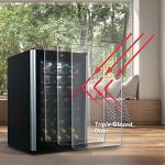 HCK 115L Freestanding Wine Cooler for 48 Bottles