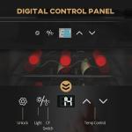 HOMCOM 50L Freestanding Wine Cooler for 18 Bottles