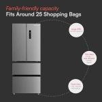 Cookology 70cm French Door Fridge Freezer, 391L