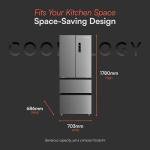 Cookology 70cm French Door Fridge Freezer, 391L