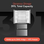 Cookology 70cm French Door Fridge Freezer, 391L