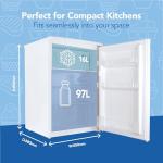 Igenix IG155W White Under Counter Fridge & Ice Box