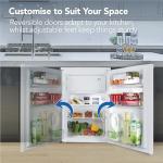 Igenix IG155W White Under Counter Fridge & Ice Box