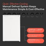 Cookology 55cm Undercounter Fridge with Ice Box