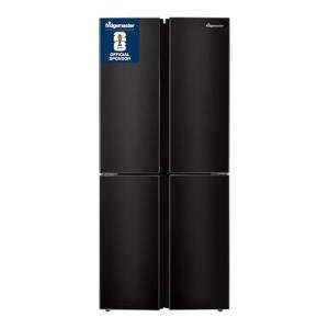 Fridgemaster 4-Door No Frost Fridge Freezer, Black