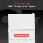 Cookology 47cm Undercounter Fridge Freezer with LED Light