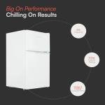 Cookology 47cm Undercounter Fridge Freezer with LED Light