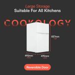 Cookology 47cm Undercounter Fridge Freezer with LED Light