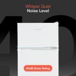 Cookology 47cm Undercounter Fridge Freezer with LED Light