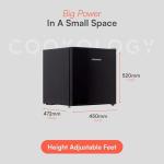 Cookology 46L Mini Countertop Fridge - Black