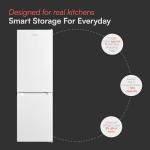 Cookology 174L Freestanding Fridge Freezer in White