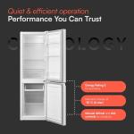 Cookology 174L Freestanding Fridge Freezer in White