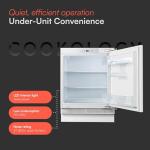 Cookology Integrated Undercounter Larder Fridge 138L