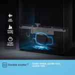 Fridgemaster Slim American Side-by-Side Freezer 441L