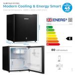 Subcold Eco50 Black Mini Fridge with Chiller