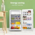 Comfee' 93L Retro Black Under Counter Fridge