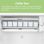 Comfee' 93L Retro Black Under Counter Fridge