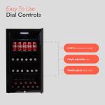 TUKNON Cookology CBC98BK Glass Door Drinks Fridge