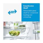 Bosch Serie 4 Freestanding Fridge Freezer, Silver