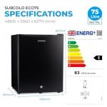 Subcold Eco Mini Fridge with Ice Box, White