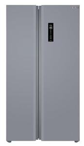 HYE Side By Side Fridge Freezer, 505L, Silver