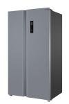 HYE Side By Side Fridge Freezer, 505L, Silver