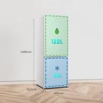 Fridgemaster 50cm 60/40 Fridge Freezer with Crisper