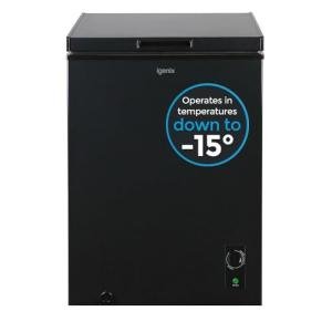 Igenix 99L Freestanding Chest Freezer - Black