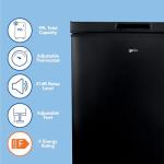Igenix 99L Freestanding Chest Freezer - Black