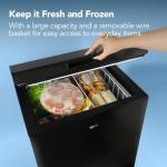 Igenix 99L Freestanding Chest Freezer - Black