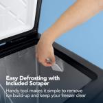 Igenix 99L Freestanding Chest Freezer - Black