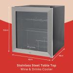 Russell Hobbs Lockable Mini Beer & Wine Fridge