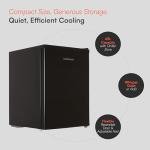 Cookology Mini Fridge with Ice Box, 67L Black