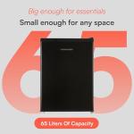 Cookology Mini Fridge with Ice Box, 67L Black