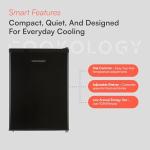 Cookology Mini Fridge with Ice Box, 67L Black