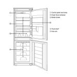 Cookology 233L Frost Free Integrated Fridge Freezer